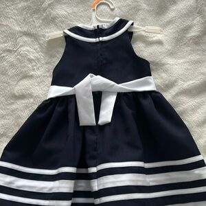 Navy and white dress size 2 T